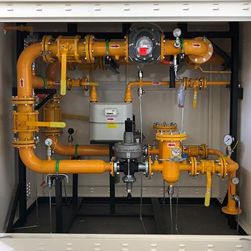 PRESSURE REDUCING AND METERING SKIDS